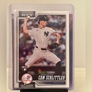 CAM SCHLITTER 2026 TOPPS SERIES BASEBALL ROOKIE CARD-75th Anniversary